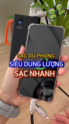 Sạc dự phòng 20.000mah có tốc độ sạc nhanh 22,5w , sạc 3-4 lần cho thiết bị điện thoại #T #goojodoq #sacduphong #sacduphongsieudungluong #sacnhanh #phukiencongnghe #thietbicongnghe #xuhuong #xuhuongtiktok 