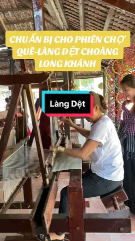 Phiên chợ quê Làng Dệt Choàng Long Khánh đa dạng các ẩm thực và hoạt động văn hóa văn nghệ #conlongkhanh#khanranlongta#dulichmientay