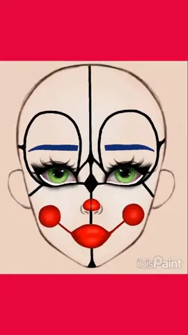 maquiagem da circus baby🎨🖌️#fnaf #desenho #desenhodigital #artedigital #tiktokartístico #Inspiração #circus #desenhos