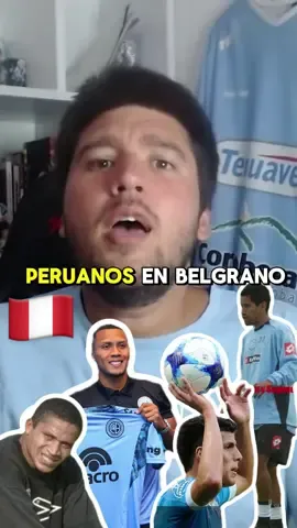 Repasamos los jugadores peruanos que vistieron la camiseta de #Belgrano #futbolargentino #futbolperuano🇵🇪 