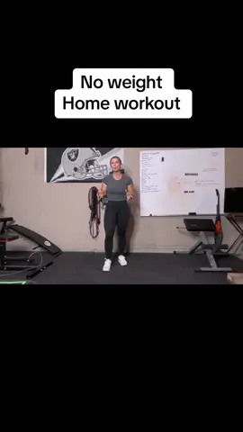No weight workout you can do from anywhere! #homeworkout #workoutwithme 