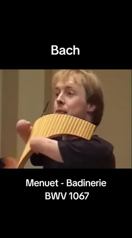 Johann Sebastian Bach - Orchestral Suite No. 2 in B minor, BWV 1067 :  VI. Menuet VII. Badinerie Matthias Schlubeck, pan flute  #classicalmusic #baroque #bach #badinerie #menuet #bwv1067 #flute #panflute #schlubeck #orchestra #classic #disability 