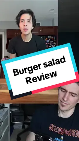 Replying to @aramanthe highly recommend! 😋 #burger #salad #saladrecipe #weightloss #fatloss #caloriedeficit #lowcalorie 