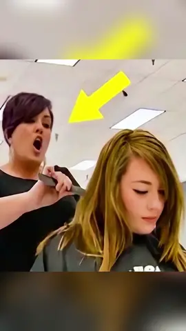 Hairdresser discovered a horror underneath her hair #truestory #LearnOnTikTok #mystery #strange #hairtransformation 