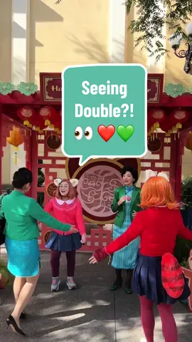 Meeting Ming & Meilin 💚🫶🏻❤️#representationmatters #turningred #meilinlee #lunarnewyear #4town #disneyaapicreators #minglee #turningreddisneybound #turningredcosplay #redpanda #disneycaliforniaadventure #pixarcosplay #disneypixar  #tigermom #pandamei #disneyadult #disneygirls #redpanda #gongheifatchoy #lunarnewyear #恭喜发财 #新年快乐 #새해 #cny #gongxifacai #diversityandinclusion #diversitymatters 