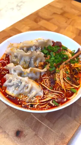 Quick and easy spicy dumpling & noodle soup – a bowl full of flavor with dumplings and noodles in a zesty broth. Perfect for a cozy, satisfying meal. 𝐅𝐔𝐋𝐋 𝐑𝐄𝐂𝐈𝐏𝐄 𝐎𝐍 𝐌𝐘 𝐁𝐋𝐎𝐆 𝐃𝐫𝐯𝐞𝐠𝐚𝐧𝐛𝐥𝐨𝐠 𝐝𝐨𝐭 𝐜𝐨𝐦 (𝐋𝐈𝐍𝐊 𝐈𝐍 𝐌𝐘 𝐁𝐈𝐎) ⁣⁣ ⁣⁣ #vegandumplings #dumplingsoup ⁣⁣ #veganfoodshare #dumplingrecipe #souprecipe #gyoza #vegan #veganrecipes #veganrecipe #asianfood #veganmealprep #dumpling #gyozas #soupseason #noodlesoup #soup #veganmeals #dumplings #veganfood #asianvegan #veganesrezept #vegancooking #dumplings #veganrecipe #asianvegan #simpleveganfood #veganerezepte #dumplinglove #veganrecipe #vegan #chinesefood