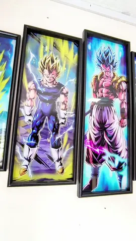 Hermoso, único y exclusivo juego de 5 partes en acrílico con marcos de madera!!!  MEDIDA 120X70 PRECIO $75 #cuadros #decorativos #dragonball #dragonballz #acrilico #madera #parati #dormitorio #lomejorendecoracion #fyp #foryoupage #ecuador 