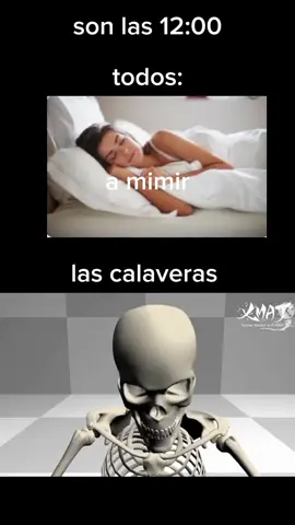 contexto: cuando dan las 12:00 las calaveras se desconocen XD #humor #parati #fyp 