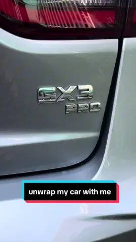 after almost three weeks, it's time to unwrap my car 🚙 #cars #fyp #viralvideotiktok #geely #teamGeely #GX3Pro #GeelyGX3Pro #firstcar 