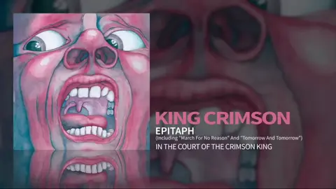 #kingcrimson  #epitaph #rock #progresivo #adelantadoseneltiempo #fypシ゚ #videoletras #compacto #fripp #greglake  «Epitaph» es la tercera canción del álbum de 1969 In the Court of the Crimson King de la banda británica de rock progresivo, King Crimson. Fue compuesta por Robert Fripp, Ian McDonald, Greg Lake, y Michael Giles con letra escrita por Peter Sinfield