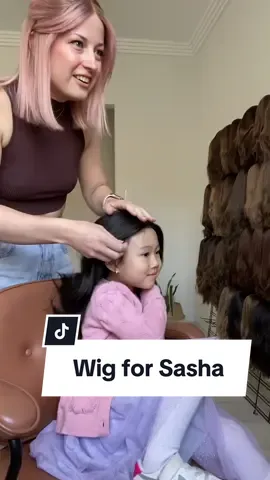 Throwback to Sasha getting her first ever wig 🥹 We just love getting to know all the Lusta kids through our Children’s Project ❤️ And, we’re so excited to meet even more kids, just like Sasha, this year and help them to find their hair!  . . . #wigsforkids #hairloss #humanhairwigs #freewigs #hairdonation 