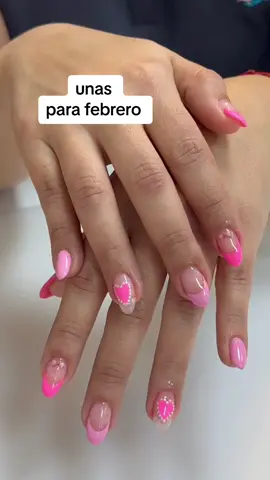 Diseno de unas  para febrero mes del amor #desingunas #diseñodeunñas #nailsdesing #febnailsdesign #fyp 