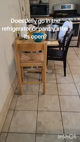 Does Jelly go in the refrigerator or pantry after it's open? #followme #fyp #food #foodsafety #grapejelly #question 