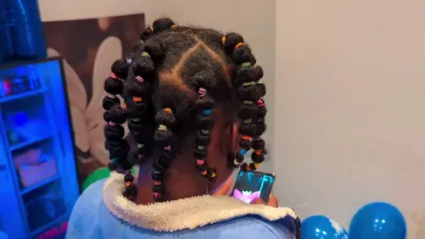 Get ready for school hairstyle for kids. #kidshairstyles #4bhair #4chair #naturalhair #naturalhairstyles #blackkids 