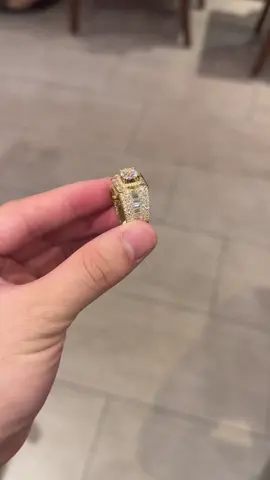 Ổ Nhẫn Vàng Vàng 18k Full Moiss chủ 7,2ly cho a zai Bắc Ninh đeo Tết 💍💎 Màu này cũng rất đẹp #trangsuc #nhan #kimcuong #xuhuong2023 #moissanite #xuhuong #xuhuong2024 