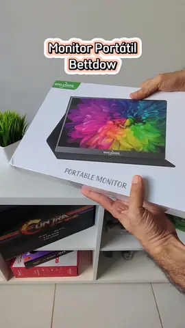 Monitor Bettdow Portátil. O monitor perfeito para combar como o Notebook Gamer #monitor #bettdow  #videogames #notebook #notebookgamer #fy #viral