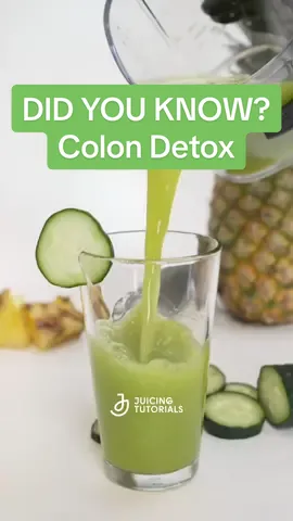 Colon Detox —Did you know? Blending pineapple and cucumber creates a juice that will detoxify the colon and remove excess watse from the intestines.💚 #DidYouKnow #colon #coloncleanse #detox #detoxdrink #guthealth #constipationrelief #juicingtutorials #LearnOnTikTok 