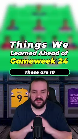 Things we've learned ahead of Gameweek 24 #fpl #fantasypremierleague #fpltips