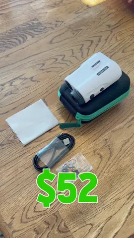 This might be the best deal I’ve seen for a rangefinder! A fourth the price of the average one on the market, perfect for anyone who doesn’t have one yet! #golf #golfproduct #golfproducts #rangefinders #golflife #golfer #golfing 