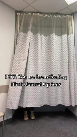 POV: Birth control options while breastfeeding? #fyp #birthcontrol #foryoupage 