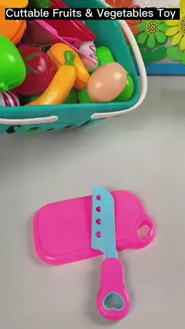 Cuttable Fruits and Vegetables Playing in the Kitchen Toy Set, Educational Food Toys for Children Girls Boys 🌈 #kids #toys #tiktokmademebuyit #girls #kitchen #stories