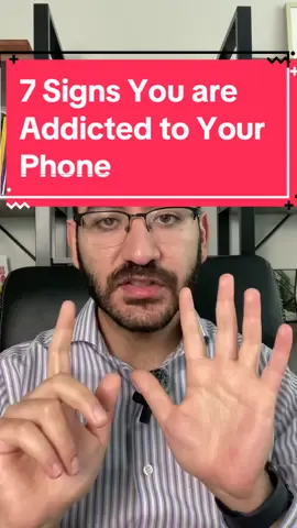 7 Signs You are Addicted to Your Phone. #phoneaddiction #phoneaddict #phoneaddictioncheck #nomophobia #phoneaddicted #cellphoneaddiction #fyp #foryou #foryoupage 