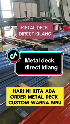 Metal deck harga direct kilang #kuantan #pantaitimur #metaldeck #renovate #DIY 