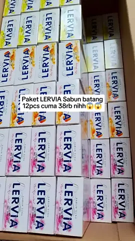 sabun lervia 12pcs stok aman #lerviasabunbatang  #promomurah #tiktokshop  #fyp #fypagee 