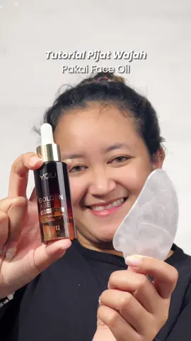 Yuk rutinin pijat wajah pakai face oil dari YOU Golden Age Skin Refining Oil biar kulit lebih sehat dan awet muda😍 #YOUGoldenAge #YOUSkincare #YOULongLastingBeauty #faceoil #massage #facemassage #guasha #guashatutorial 