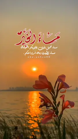 #مساء_الخير #مساء #مساء_الحب_والسعاده 