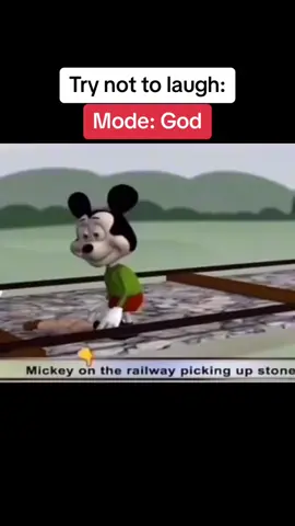 try not to laugh god mode😂🤧#fyp #foryoupage #mickeymouse #funny #viral #viralvideo #laugh 