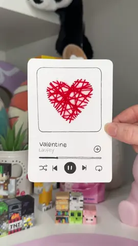 diy heart thread gift card ❤️🧵 #fyp #DIY #giftideas #tutorial #easydiy #ValentinesDay ib: quinnsarte  