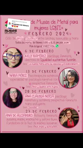 Respuesta a @Musas este febrero tenemos un programa bien amoroso ❤️ #queer #mujereslgbt #fypシ #espacioseguro #lesbiana #trans