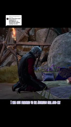 Replying to @Theurgetodurge I was not prepared to hear Astarion cry  #bg3 #baldursgate3 #astarion #astarionorigin #galedekarios #bloodweavebg3 thats it. I no longer want to know all the endings…