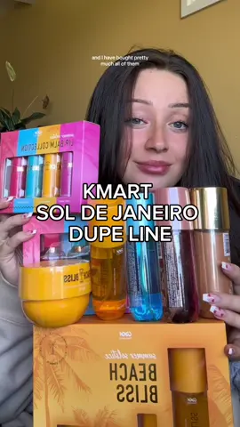 Sol de janeiro 62, 68, 39, 40, 71, bum bum cream, body oil & lip balm dupes✨ #kmart #kmartfinds #soldejaneiroperfume #soldejaneirodupe #soldejaneiro62 #soldejaneiro68 #soldejaneiro71 #soldejaneirobumbumcream #soldejaneirobodymist #kmartdupes @kmart australia 