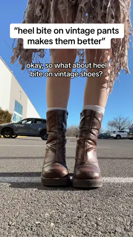 bc personally kinda love it #fashiontiktok #vintageshoes #heelbitevintage #wlw #shoetok 