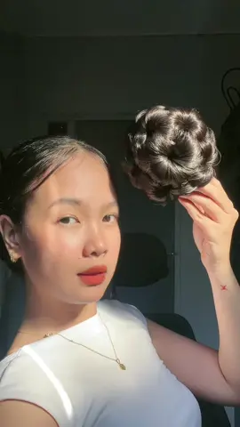 SUPER GANDA niyooo! Finally may volume na yung bun ko! #hairbun #hairextensions #fyp #budolfinds #fypシ 