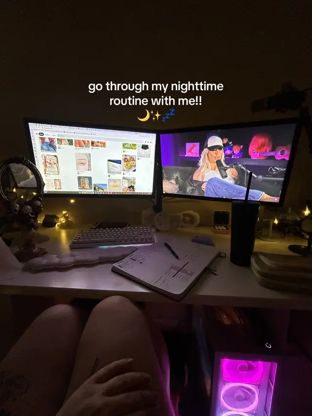 I love doing lots of relaxing stuff to get myself ready for bed, especially now that ive been sick for a week, its definitely helping me get through :)  finally starting to feel a little better so back on the content making as soon as im 100% <3