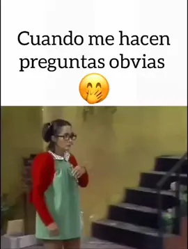 Cuando me hacen preguntas obvias 😂😅🤭 #❤️ #Parati #Viral #audio #Risas #Humor #cuandomehacenpreguntasobvias😂🤭 #lomejordelchavodel8 #graciasporelapoyo🤗🥰 SÍGUENOS!