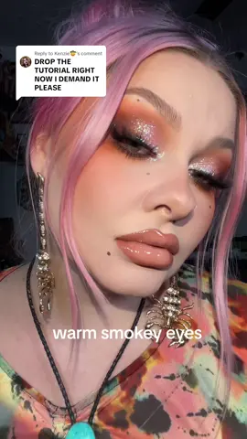 Replying to @Kenzie🤠  #makeupartist #makeuptok #makeuptiktok #makeupinspo #warmsmokeyeye #makeuptutorial #makeupcheck #alyssamarieartistry 