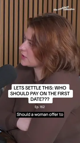 EVERYONE GATHER UP because we are talking about the lifelong DILEMMA of… WHO PAYS ON THE FIRST DATE? 💌 Some say the man should pay, some say the couple shpuld split the bill, some say the women should pay… we have @Jared Freid on the podcast this week to tell us HIS PERSONAL ANSWER to this question!!! What about you? What’s your perspective on this question… who should pay on the first date?🧾👩‍❤️‍👨