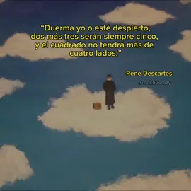 Descartes. ✍🏼 #filosofia #frases #noche #parati #fyp #escritos #frasesfilosoficas #capcut #slow #viral #pensamientos 