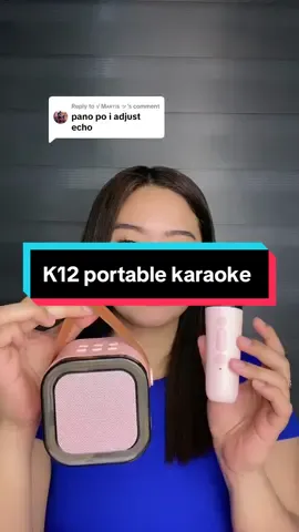 Replying to @√ Mᴀʀᴛɪs ッ k12 wireless karaoke available in single and dual microphone #k12minikaraoke #minikaraoke #portablekaraoke #fyp 