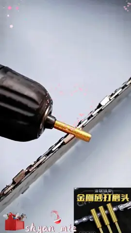 With this emery chain grinder, you don't have to change the chain anymore#Chaingrinder#Hardwaretool #foryou #fyp 