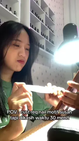 Bisa tapi mati 😂 ayo siapa yang kesindir ? Ke salon cuma punya waktu 20 menit tapi pengen bisa semua treatment 🤣🤭 #fyp #fypシ #tiktok #beauty #beautyhouse #palembang #nails #nailart #eyelashextensions 