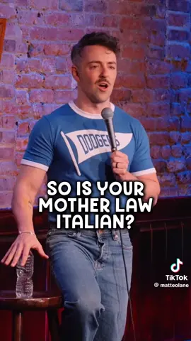 Who else has an Italian mother in law? 🤣 - MATTEO LANE #standupcomedy #motherinlaw #italian #comedyclub #fyp #matteolane 
