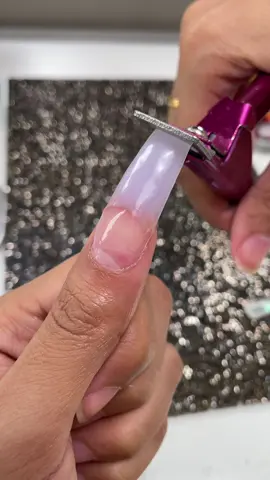 Ah Ah Bye Nail 💅🏽✂️ with a New Gel Nail Marble Art, Ooo Cute #nails #nailtutorial #nailart #satisfying #oddlysatisfying #asmr #beautyhacks 