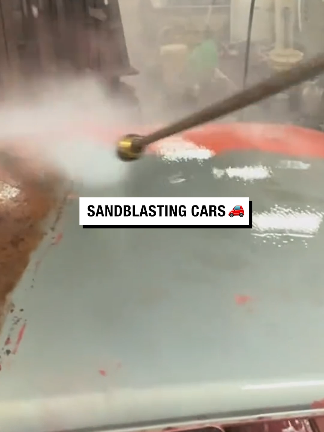 I could watch this over and over! 🤣🤩 🎥 @minute_of_dangle #UNILAD #fyp #foryou #foryoupage #satisfying #asmr #satisfyingvideo #sandblasting #cars