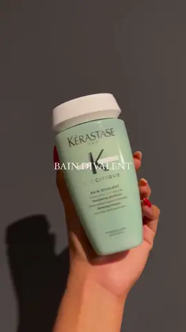 Shampo para el cuero cabelludo graso 💚 #baindivalent #kerastase #cuerocabelludograso 