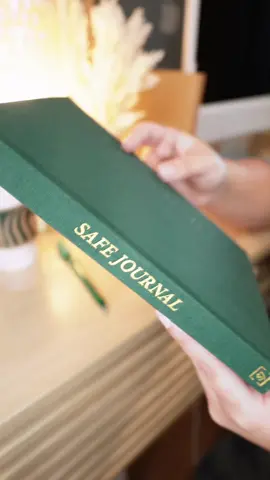 I found it! Sneak peak to journaling with me✨ #wellbeing #journaling #journalwithme #treefreepaper Thank you @Safe Journal for this beautiful creation!